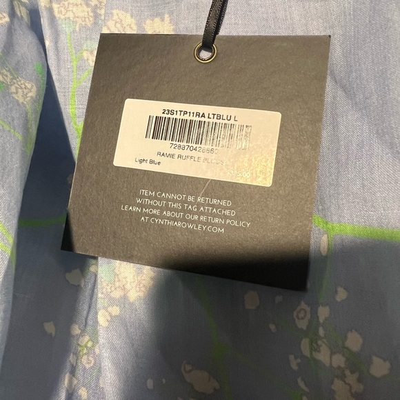 Cynthia Rowley Claudia Blouse - Sz. L - NWT - Picture 5 of 7